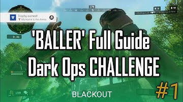 Blackout *SECRET* Calling Card|"BALLER" EASIEST GUIDE|BO4 Blackout Guides #1