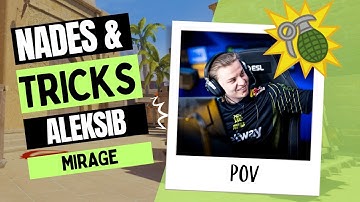 ALEKSIB POV - Nades & Tricks on Mirage (vs Imperial)
