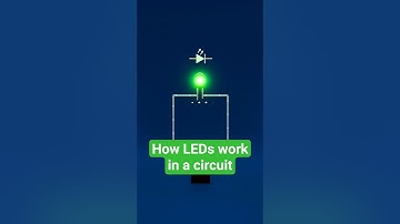 How do LEDs Work in a Circuit? | Forward vs Reverse Bias Explained #electroniccomponents #led
