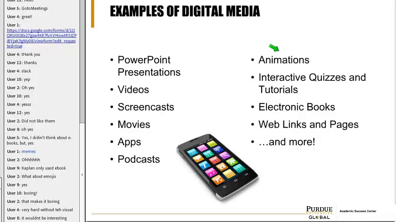 digital media presentation