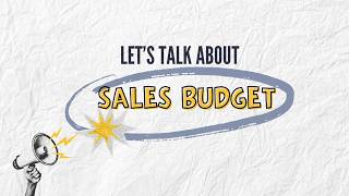 Sales Budget