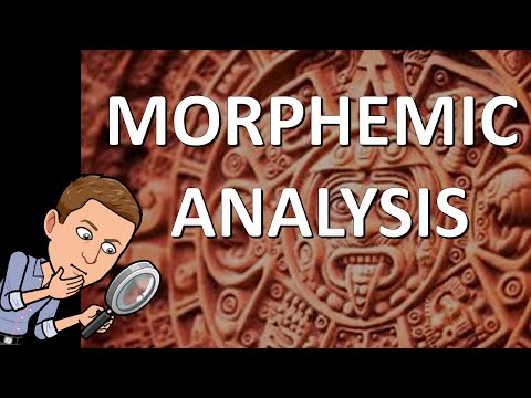 Video: Jak Provést Analýzu Morfémů