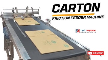 Corrugated Carton Friction Feeder