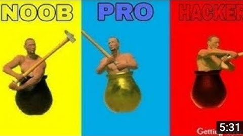 Noob vs Pro vs Hacker | Getting over it