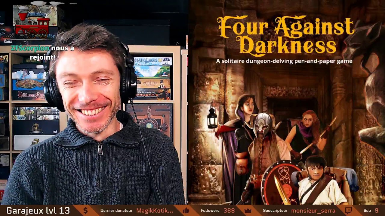 Four Against Darkness - Règles - Partie - Fr - Avec D100Solo - YouTube