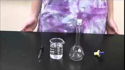 TRU Chemistry Labs: How To Fill Volumetric Flasks
