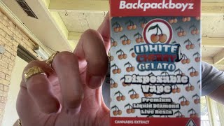Backpackboyz Disposable 🎒🍒Cherry Gelato (real or fake )? 🤔 #backpackboyz #foryou #stonerreacts