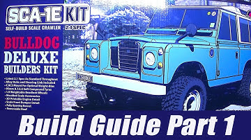 Carisma SCA1E 2.1SPEC Bulldog Deluxe Kit Build & Tips Part 1