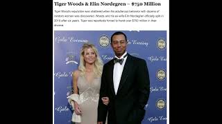 "Tiger Woods & Elin Nordegren: Unveiling their $750 Million Divorce Settlement"