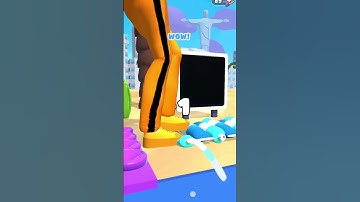 ASMR Tippy Toe Try Again |tippy toe3D  level 95 #Xshorts #tippytoe #satisfying#asmr