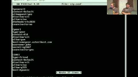 ASTERIkast Episode 4 - Install Asterisk 1.4, SIP Peers, Voicemail, Conference Bridges & gTalk