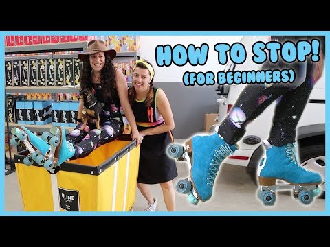 How to Stop on Roller Skates for Beginners
