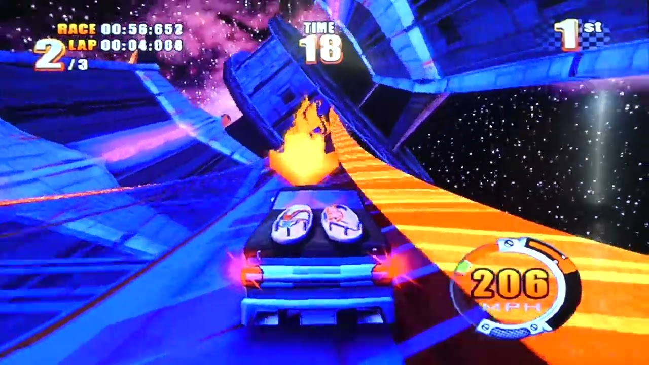 Swapped Music Hot Wheels Stunt Track Challenge (PS2) Switchback On Solar Strip