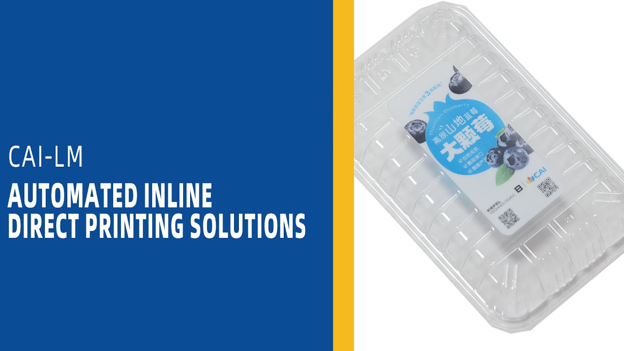 High-Speed  Thermoformed Lids &Automated Inline Direct Printing  Solutions