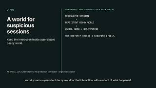 DungeonQ — A Persistent World for Suspicious Sessions | Amazon Hackathon 2026