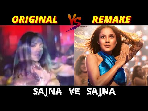 Sajna Ve Sajna Original Song vs Shehnaaz Gill Remake 2024 | Vicky Vidya Ka Woh Wala Video | #sana
