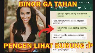 Chat sama Binor ngajak nge-Hotel |  CHAT WHATSAPP ROMANTIS