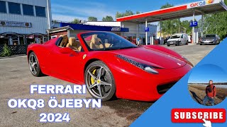 Ferrari vid OkQ8 Öjebyn - 2024