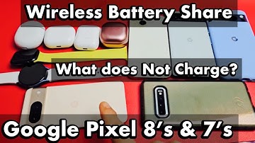 Pixel 8 & 7: How to Use Battery Share (wirelessly charge other devices)