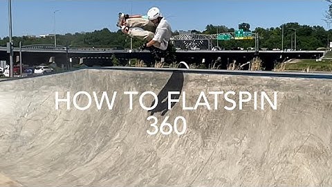 How to Flatspin 360 on rollerblades!!!