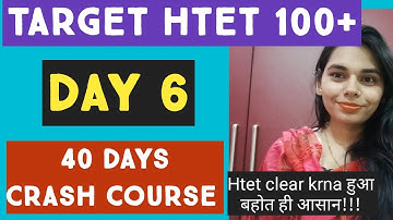 Day 6- 40 days crash course for htet, hssc pgt, aps, kvs, nvs etc. // ns classes