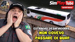 NON DOVEVO PASSARE DI QUI… 😨 | Euro Truck Simulator 2 ESTRADAS DESAFIADORAS #eurotrucksimulator2 screenshot 4