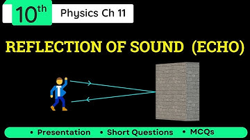Reflection of sound ( Echo ) Class 10 Physics Chapter 11 (Urdu/Hindi)