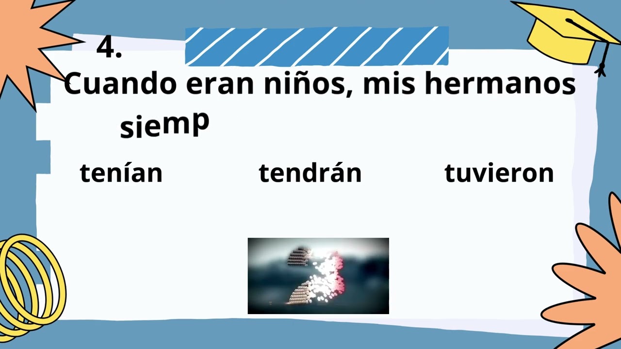 Trivia Verbo Tener A2-B1 👦🏻👩📚⏰🏆 #tener #irregularverbs #tohave #presente #have