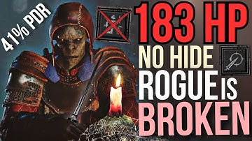 No Hide 183 HP RUPTURE Rogue is BROKEN |  Dark and Darker