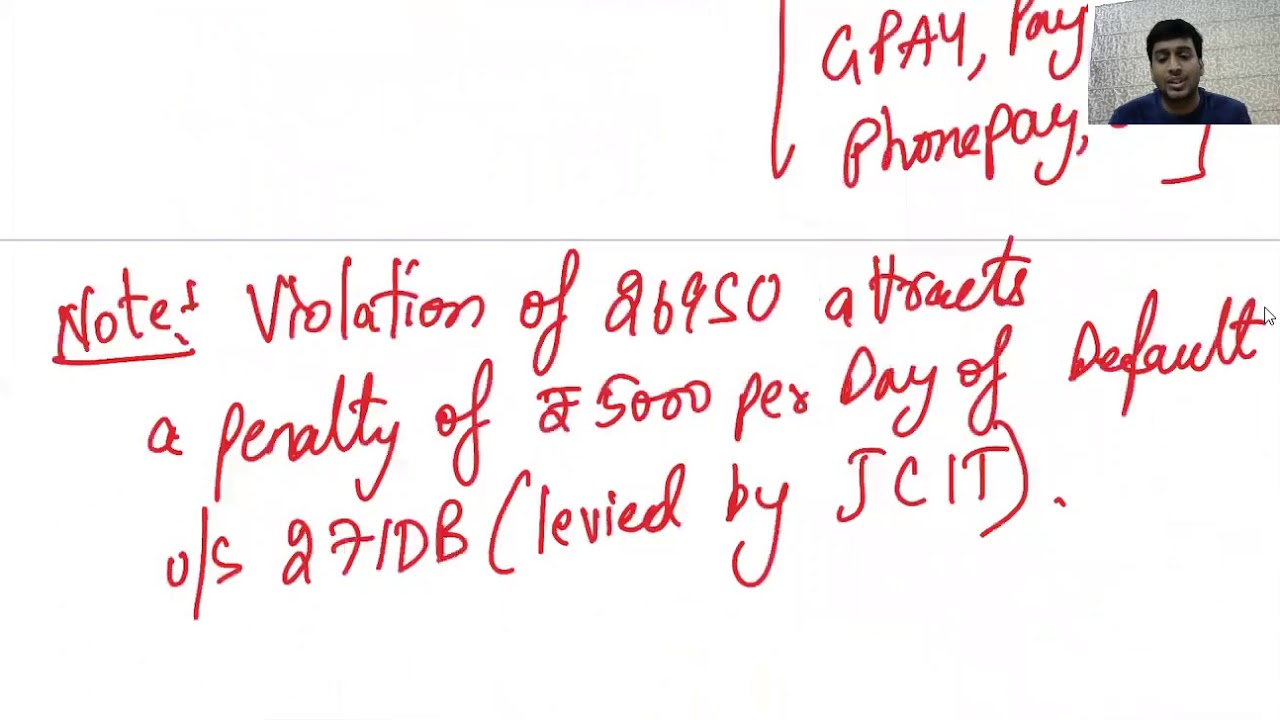 Section 269SU   Acceptance of Payments through prescribed electronic modes
