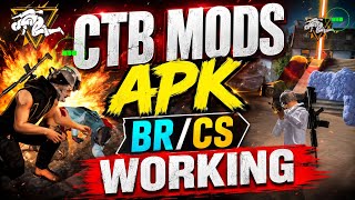 Ctb Mods Apk || Cs/Br Working 100% || Main Id Safe Panel || Non Root Device Working ✅ #freefirepanel