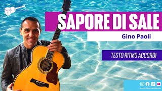 Sapore di Sale - Gino Paoli - Chitarra chords