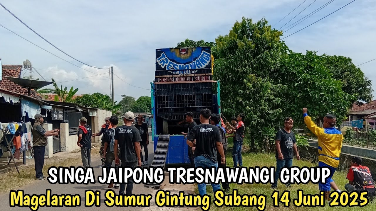 Singa Jaipong Tresnawangi Group Magelaran Di Sumur Gintung Pagaden Barat Subang 14 Juni 2025