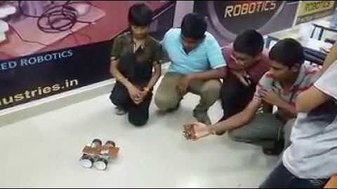 Hand Gesture controlled Robot