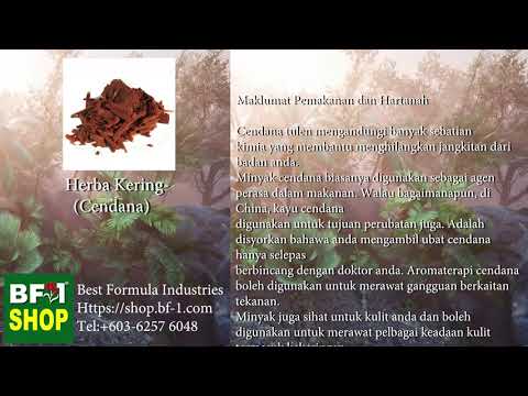 herba kering (Cendana)