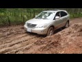 Lexus 330 stuck in mud at Kompung cham #2