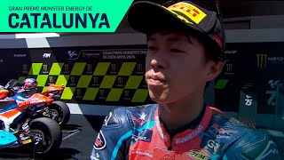 Ai Ogura, ganador de la carrera de Moto2, comenta las claves de su victoria | Moto2