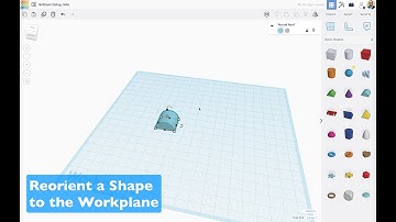 Reorient a Shape to the Workplane