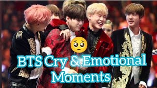 BTS Cry & Emotional Moments 🥺