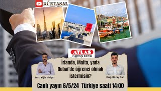 İRLANDA, MALTA VE DUBAİ'DE YABANCI DİL EĞİTİMİ. (DUNYASAL)