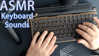 ASMR - Typing with Different Keyboards