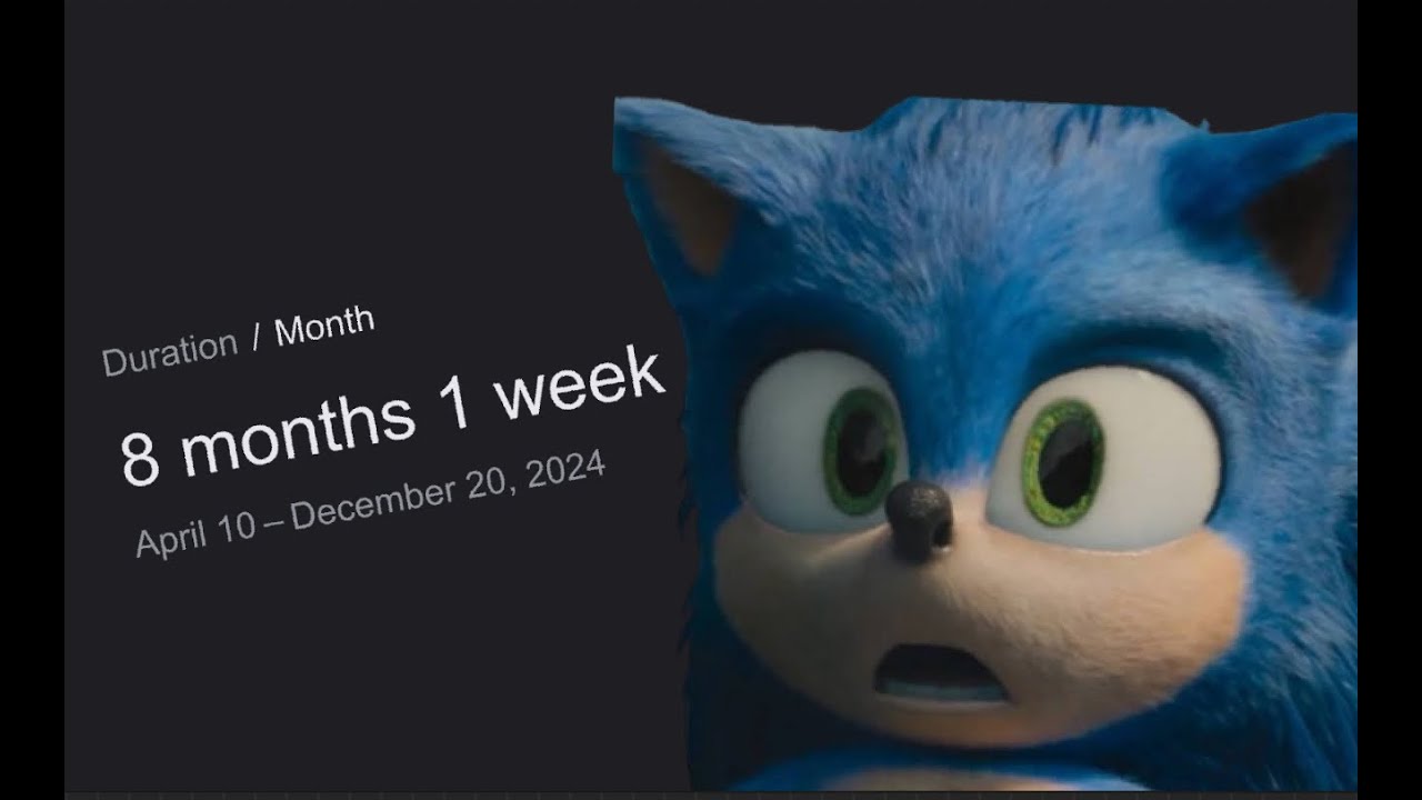 Sonic looks up how long til Sonic Movie 3……😱 - YouTube