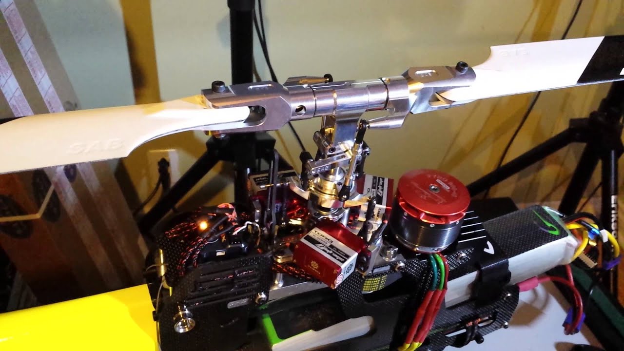 Goblin 700 competition servo test YouTube