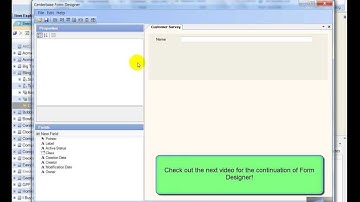 Introduction to Form Designer, Part I