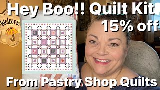Hey Boo Quilt Kit from Pastry Shop Quilts + 15% off