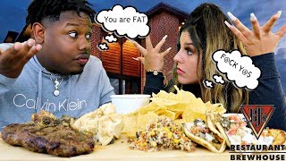 BEING RUDE TO MY EX MUKPRANK😱 |Bj's Brewhouse| (Things Get Heated)