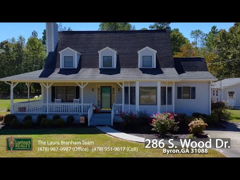 286 S. Wood Dr., Byron, GA home video tour