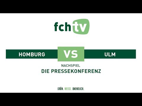 Homburg - Ulm: Pressekonferenz I #FCHSSV