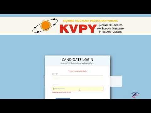 How to fill application form of KVPY Gov-fellowship 2020 for students of G.M.Momin Womens college