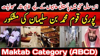 Hajj( A ,B, C, D Category) Complete Details, Mina tent, Mina Maktab, Hajj News update today 2024